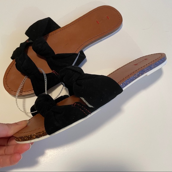 ED by Ellen Black Knot Sandals 7.5 - Picture 4 of 7